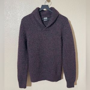 Armani Collezioni Cozy Purple Knit Sweater